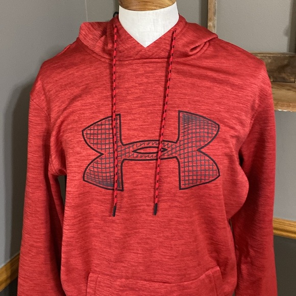 Under Armour cold gear loose fit burnt Orange/red hoodie size XL - Picture 2 of 8